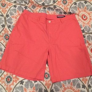 Men’s Vineyard Vines Jetty Red (Salmon)Club Shorts